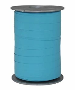 Coupon ✔️ Pattberg Ruban Cadeau Opak Matt 1 Cm X 200 M, Bleu Caraïbes - Emballage Cadeau ✔️