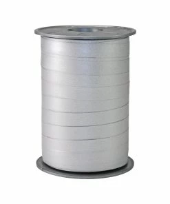 Budget 🥰 Pattberg Ruban Cadeau Opak Matt 1 Cm X 200 M, Argent - Emballage Cadeau 🤩