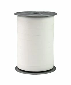 Meilleure vente 🤩 Pattberg Ruban Cadeau Opak Matt Taille 1 Cm X 200 M, Blanc - Emballage Cadeau 🔔