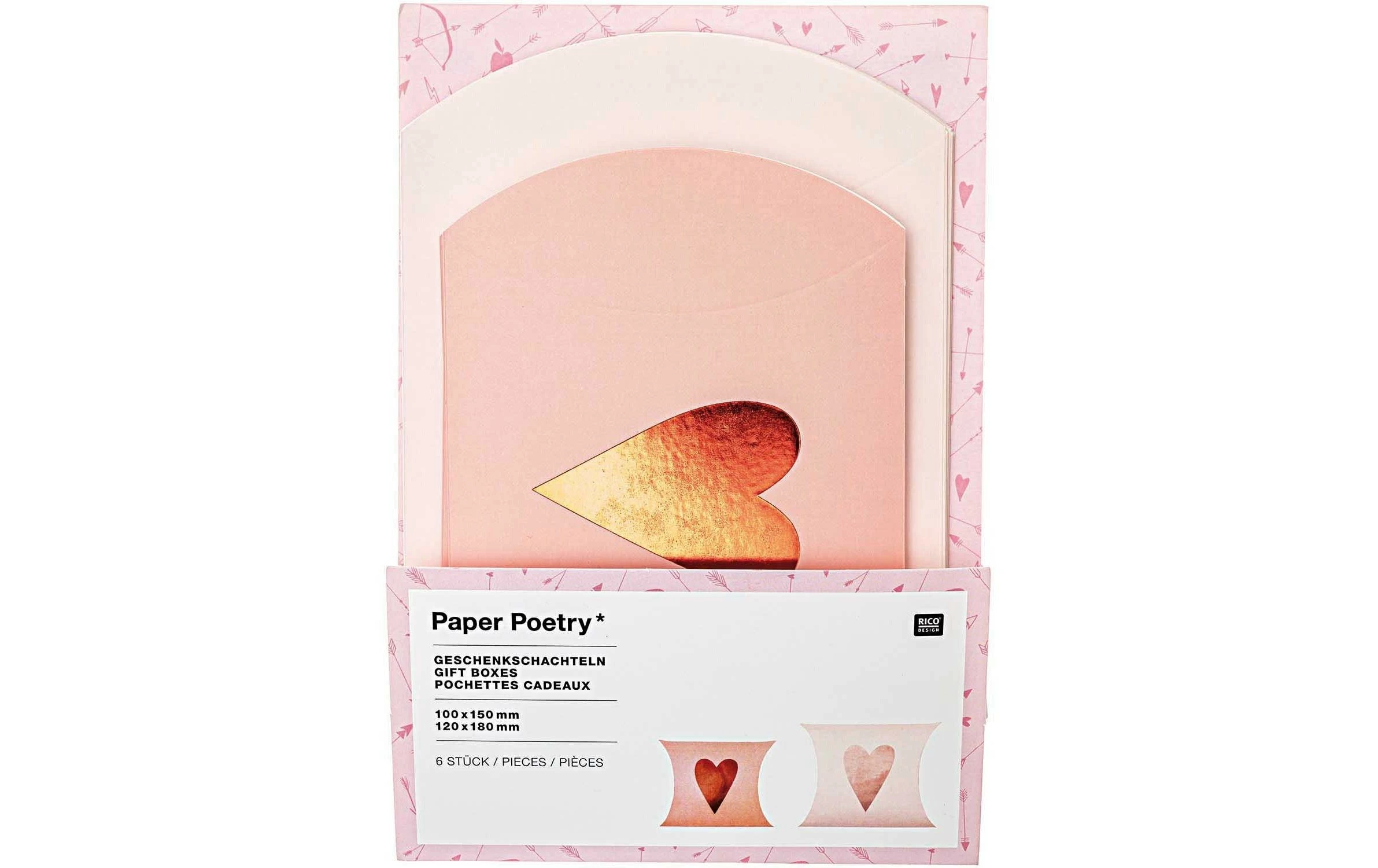 Tout neuf 🎉 Rico Design Carton Cadeau Coeurs 6 Pièce/s, Rose/Rouge - Emballage Cadeau ✨ 3 Tout neuf 🎉 Rico Design Carton Cadeau Coeurs 6 Pièce/s, Rose/Rouge - Emballage Cadeau ✨