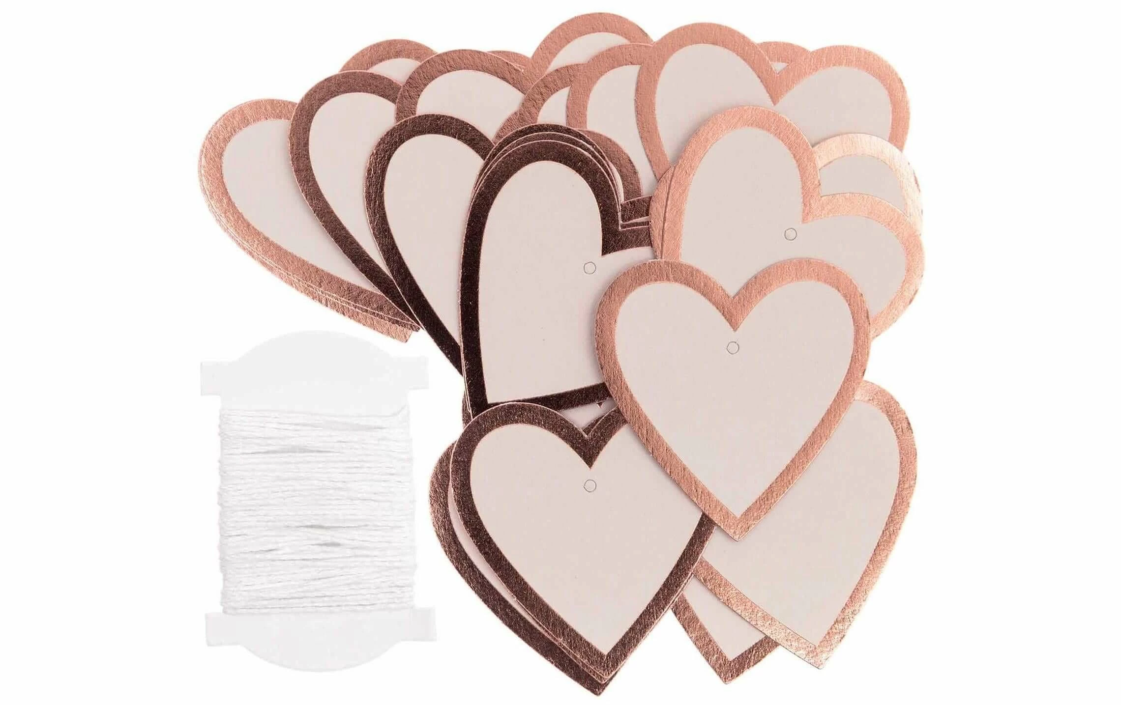 Budget 🛒 Rico Design Étiquette Pour Cadeau Coeur 24 Pièce/s, Rose - Emballage Cadeau 🎁 4 Budget 🛒 Rico Design Étiquette Pour Cadeau Coeur 24 Pièce/s, Rose - Emballage Cadeau 🎁 – Image 2