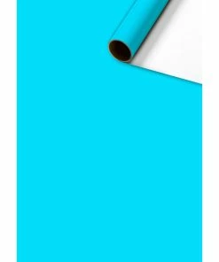 Bon marché ✨ Stewo Papier Cadeau Colour 70 Cm X 2 M Bleu Clair - Emballage Cadeau 😍