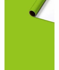 De gros 🔥 Stewo Papier Cadeau Colour 70 Cm X 2 M Vert Clair - Emballage Cadeau 🔔