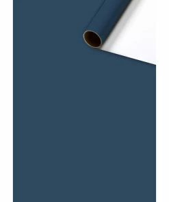 Coupon 😍 Stewo Papier Cadeau Colour 70 Cm X 2 M Bleu Foncé - Emballage Cadeau ✨