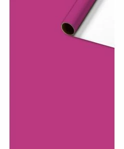 Tout neuf ⭐ Stewo Papier Cadeau Colour 70 Cm X 2 M Rose - Emballage Cadeau 🛒
