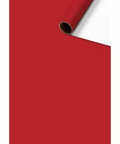 Sortie 🎉 Stewo Papier Cadeau Colour 70 Cm X 2 M Rouge Foncé - Emballage Cadeau 🌟