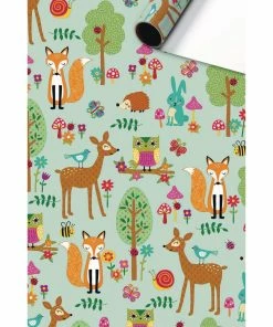 Acheter 🌟 Stewo Papier Cadeau Roman Vert/Brun - Emballage Cadeau 🥰