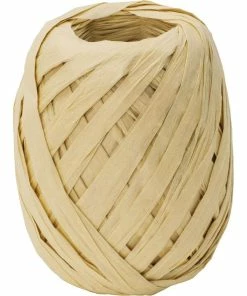 De gros 🥰 Stewo Ruban Cadeau Raphia Beige - Emballage Cadeau 😀