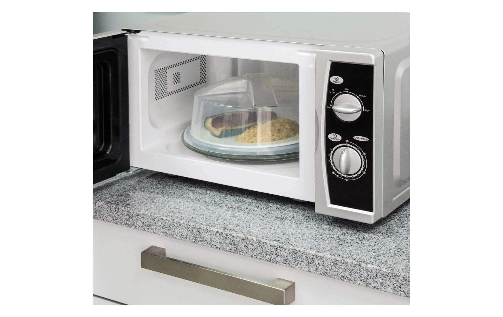 Meilleur prix 💯 Xavax Cloche Pour Four à Micro-ondes S-Capo 22 Cm, Transparent - Accessoires Pour Micro-ondes 🔔 4 Meilleur prix 💯 Xavax Cloche Pour Four à Micro-ondes S-Capo 22 Cm, Transparent - Accessoires Pour Micro-ondes 🔔 – Image 2