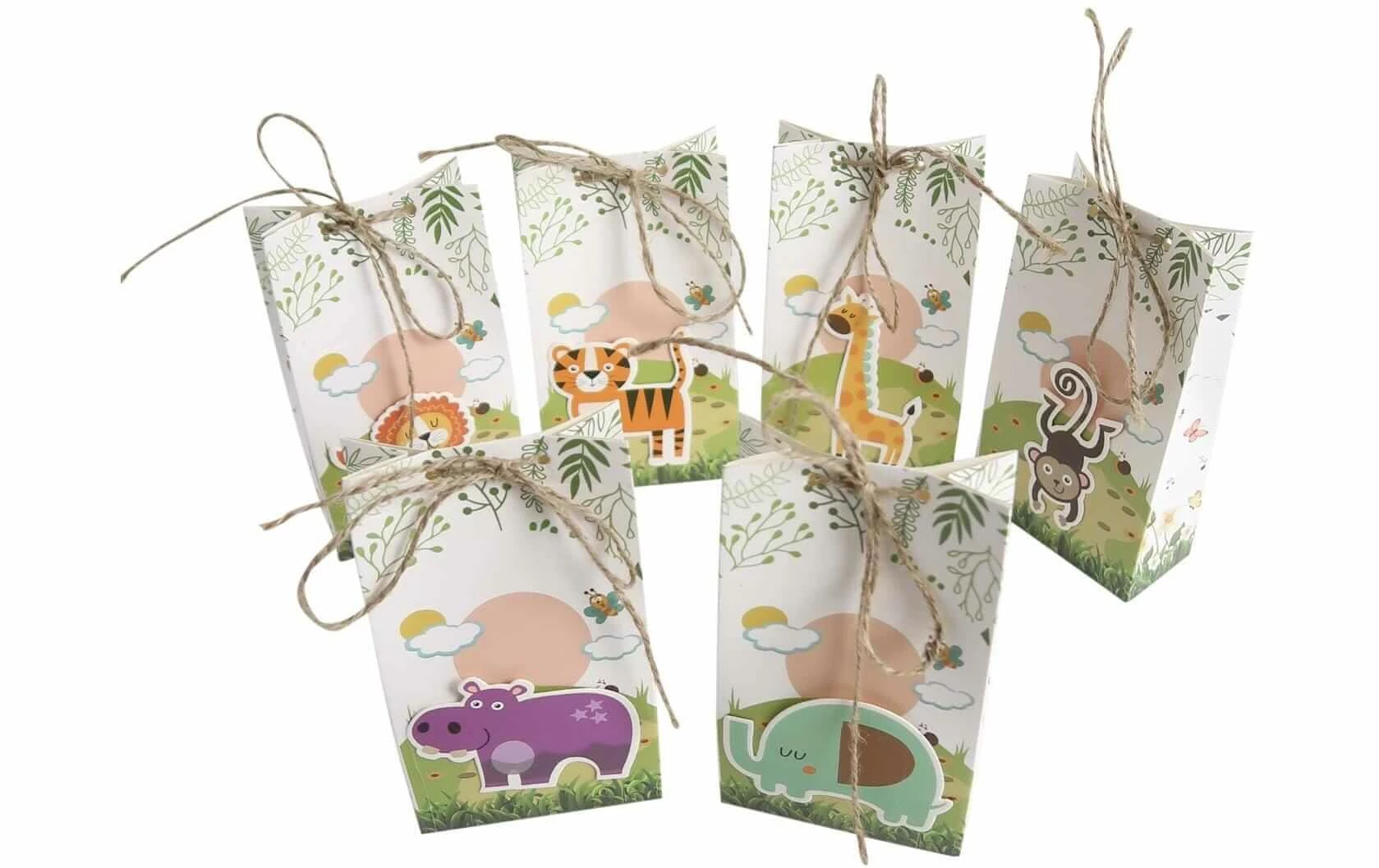 Promo 🥰 Cut My Cookies Sachet Cadeau Safari 6 Pièce/s, Multicolore - Emballage Cadeau ✨ 3 Promo 🥰 Cut My Cookies Sachet Cadeau Safari 6 Pièce/s, Multicolore - Emballage Cadeau ✨