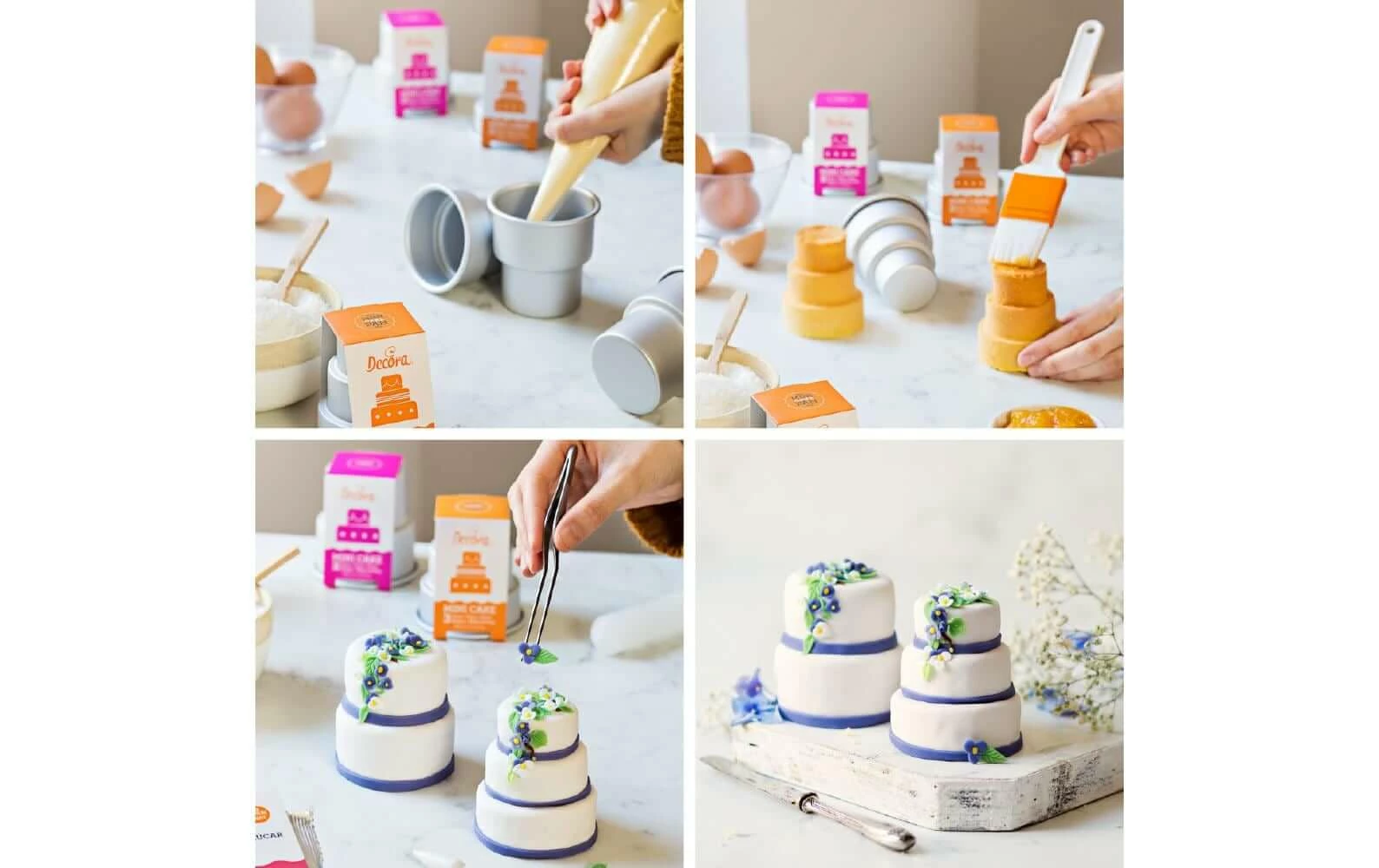 Vente flash ❤️ Decora Moule à Pâtisserie à Motif Gâteau De Mariage à 3 étages, 7 X 8 Cm - Moule à Pâtisserie 💯 5 Vente flash ❤️ Decora Moule à Pâtisserie à Motif Gâteau De Mariage à 3 étages, 7 X 8 Cm - Moule à Pâtisserie 💯 – Image 3