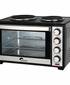 Nouveau ⌛ Ohmex 2 In 1 Electric Oven - Mini Four 😀