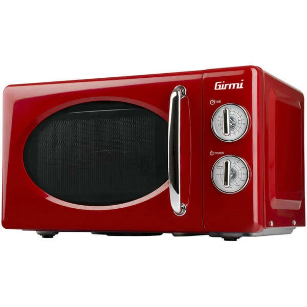 Remise 🎁 Girmi Rouge Vintage - Micro-ondes 🌟 3 Remise 🎁 Girmi Rouge Vintage - Micro-ondes 🌟