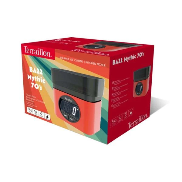 Meilleur prix 😍 Terraillon BA22 Mythique Rouge - Balance De Cuisine 🔥 5 Meilleur prix 😍 Terraillon BA22 Mythique Rouge - Balance De Cuisine 🔥 – Image 3