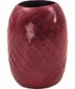 Budget 🥰 Stewo Ruban Cadeau Poly Ribbon Bordeaux - Emballage Cadeau 🔔