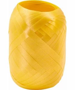 Remise 😀 Stewo Ruban Cadeau Poly Ribbon Jaune - Emballage Cadeau 😀