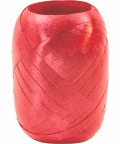 Meilleure vente ✨ Stewo Ruban Cadeau Poly Ribbon Rouge - Emballage Cadeau 🤩