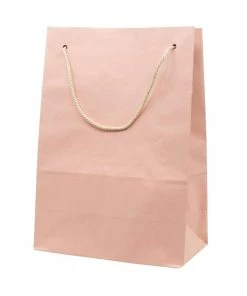 Tout neuf ⌛ Braun + Company Sac Cadeau Uni Rosa, Moyenne - Emballage Cadeau 🔔