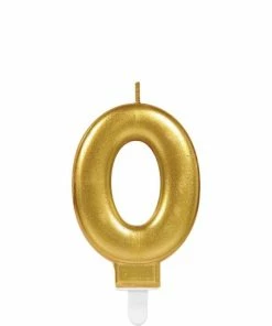 Acheter ⭐ Amscan Bougie En Forme De Chiffre Numéro 0, 1 Pièce - Décoration De Pâtisseries 🧨